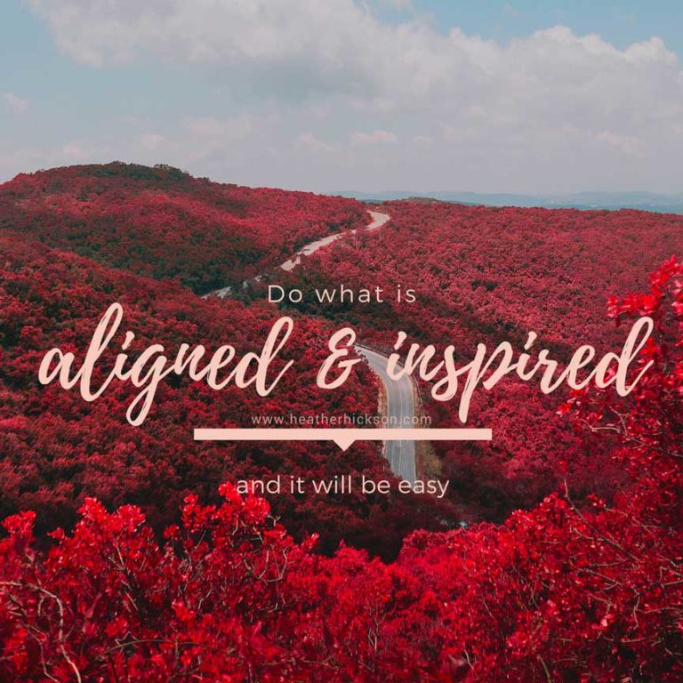 Aligned and Inspired