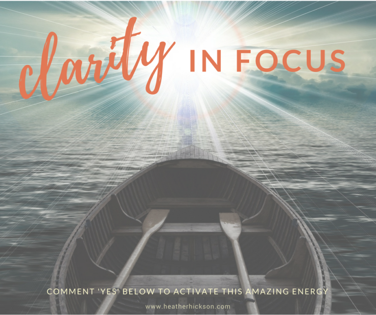 Clarity in focus